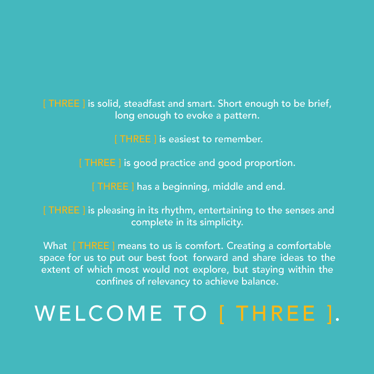 Welcome to Three